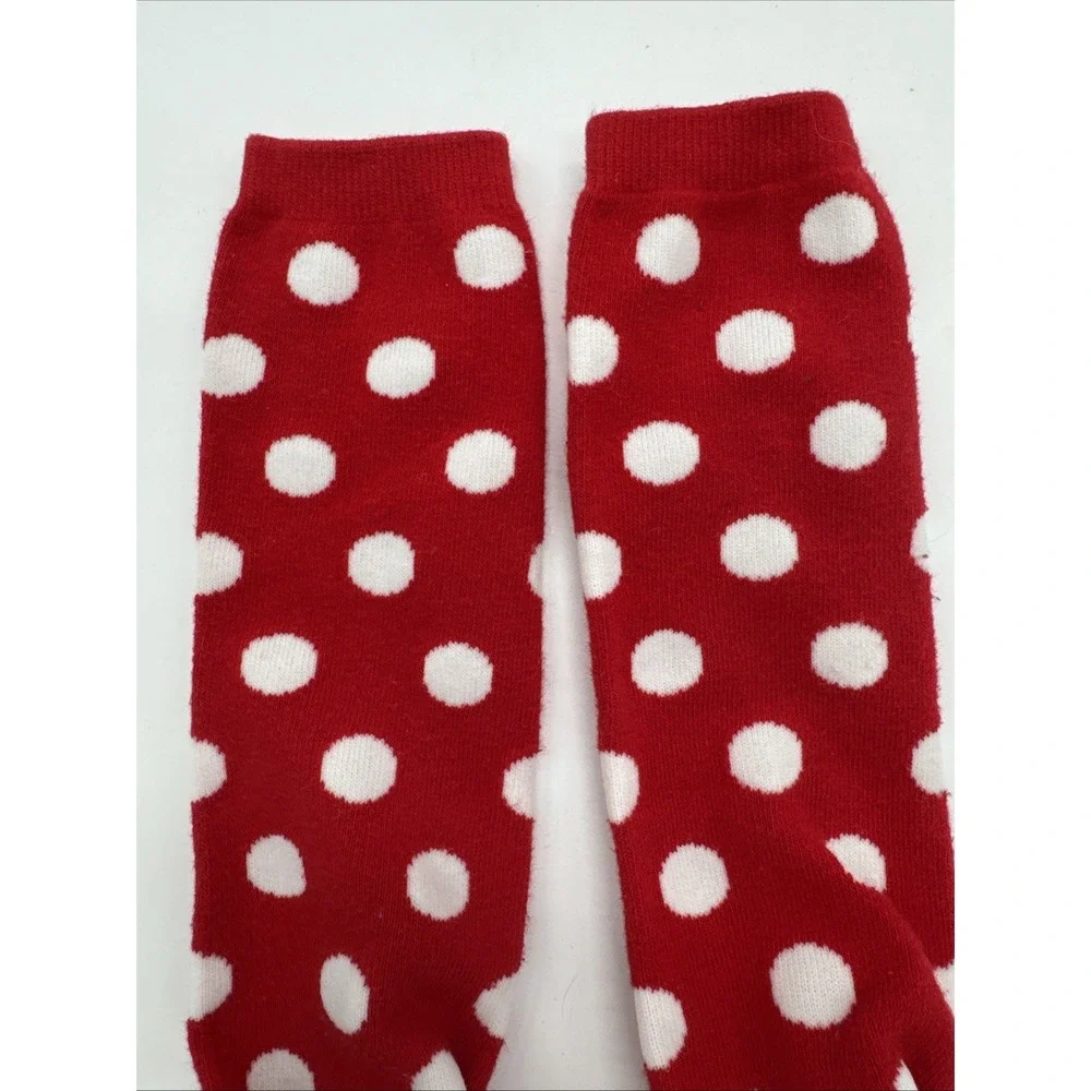 Boutique Miki House Leg Warmers - Knee High for‎ Girls Red Polka Dot